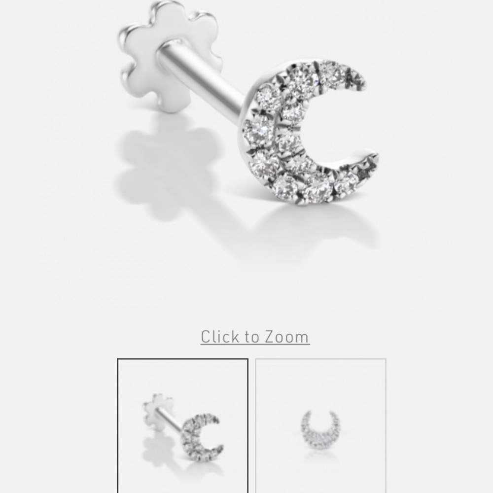 Maria Tash Small Diamond Threaded Stud